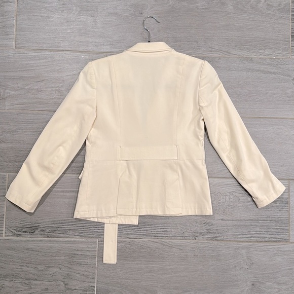Theory Blazer / Jacket Size 2 Cream - Picture 2 of 5